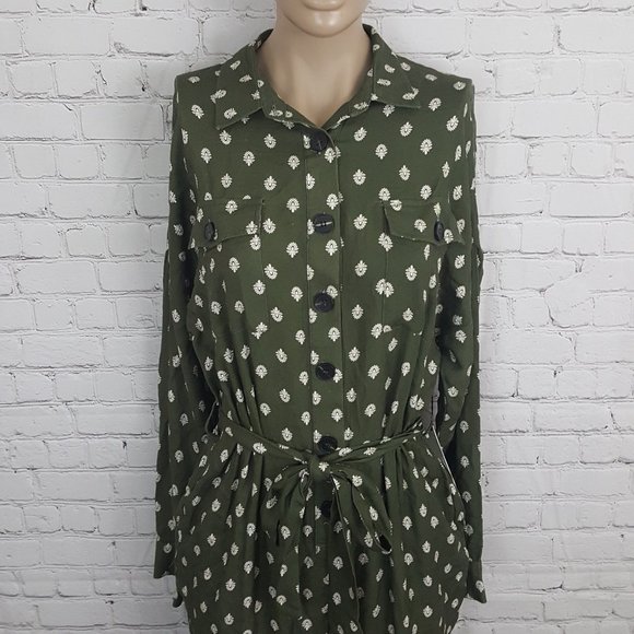 Lost + Wander Eucalyptus Jumpsuit Olive Green 4 - Picture 2 of 7